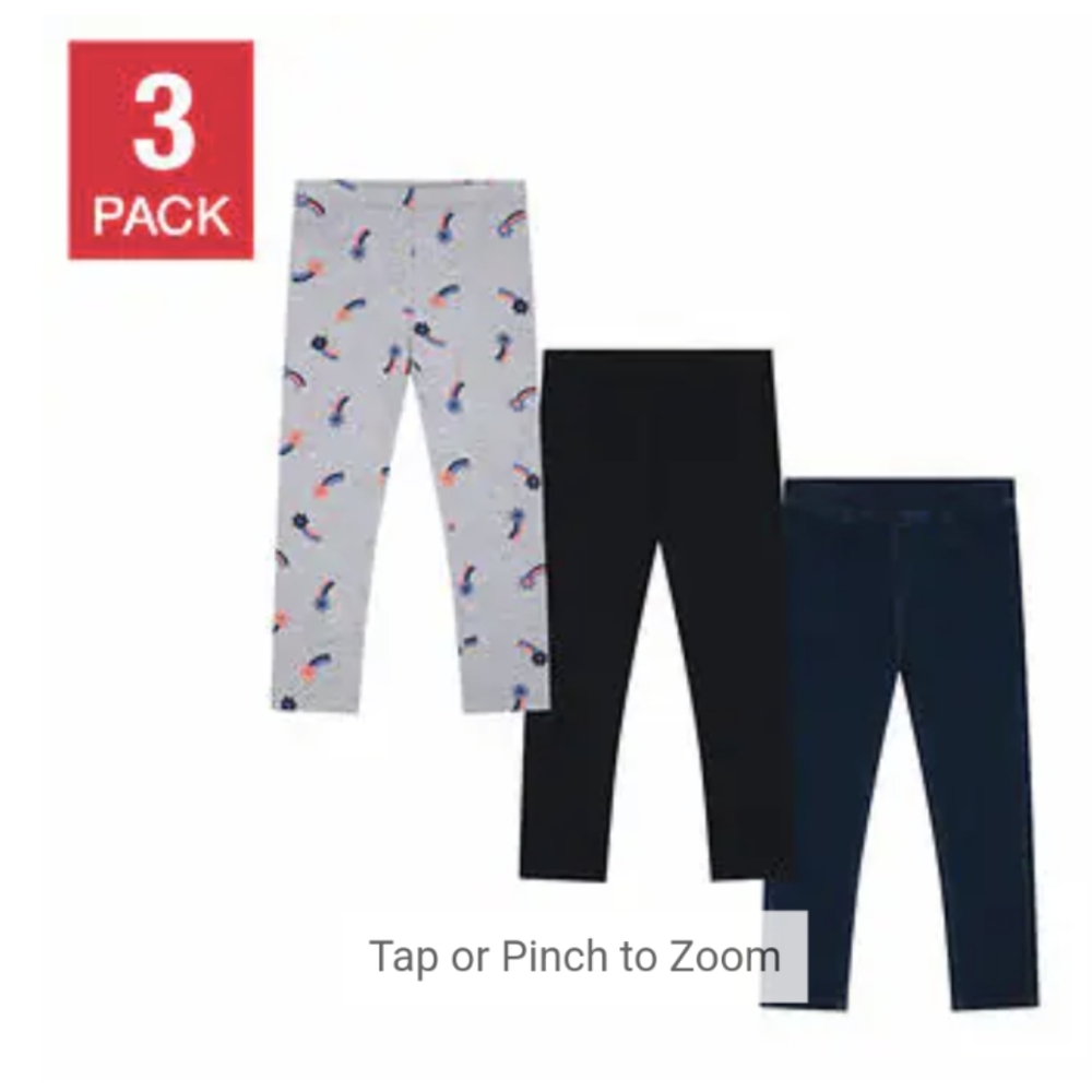 NWT Pekkle Kids' 3-pack Pant Size 5